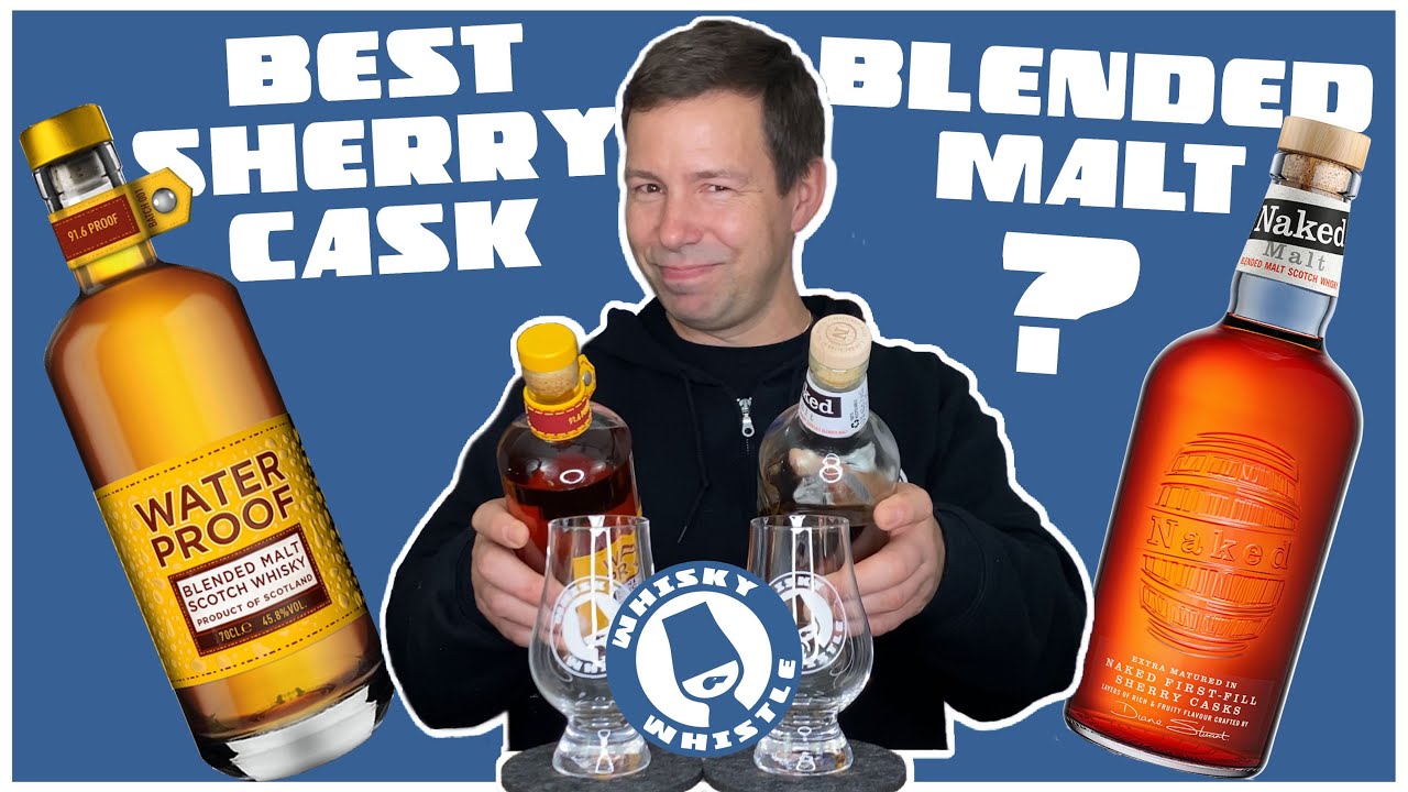 Waterproof VS Naked Malt Blended Malt Scotch Whisky Whistle 665