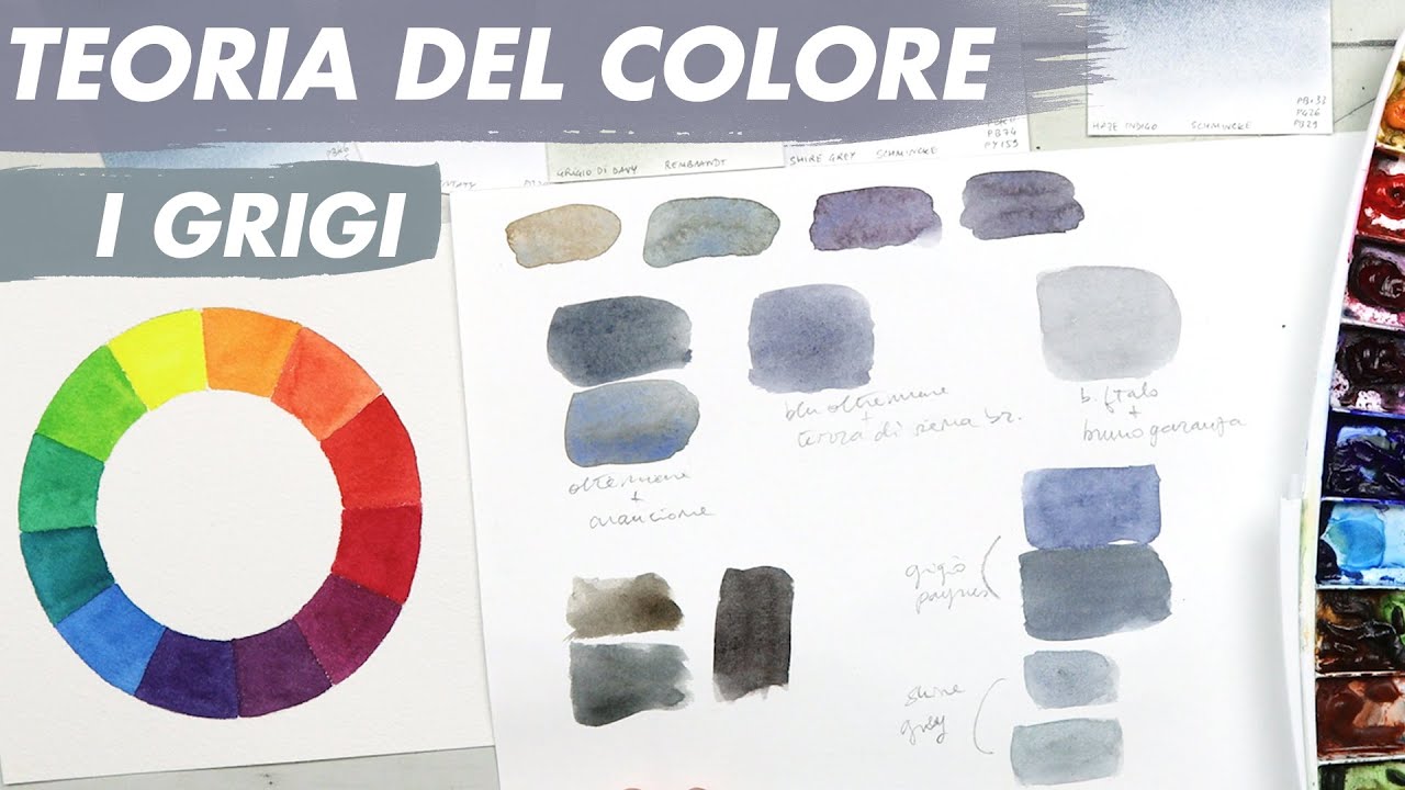 COME fare i GRIGI! Teoria del colore 🌈🎨