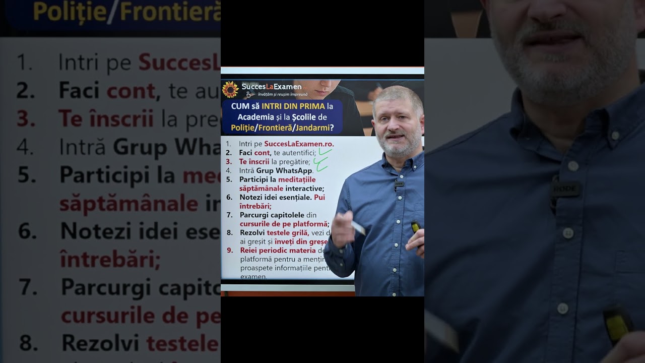 🚨 Secretul ca să intri DIN PRIMA la Poliție sau la Jandarmi! 👮‍♂️