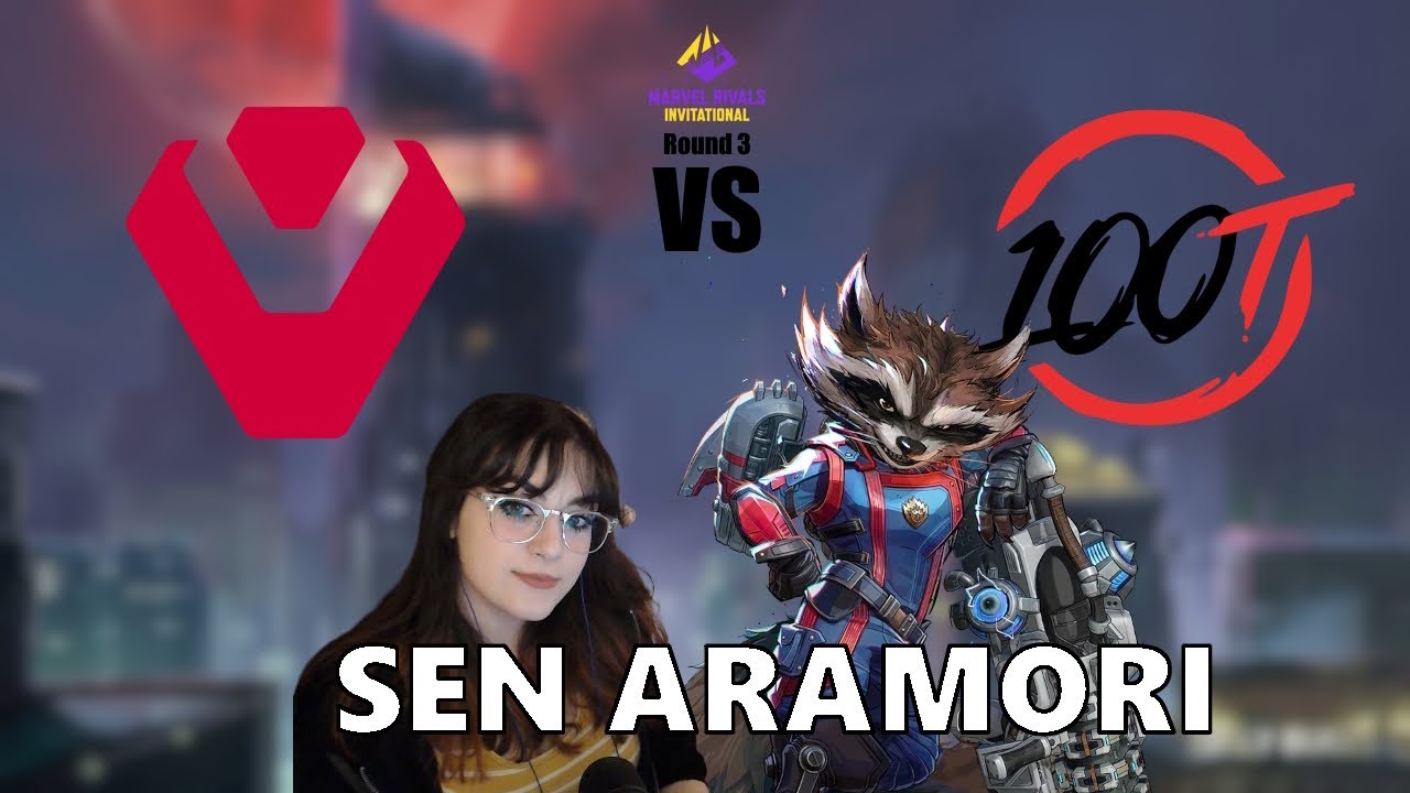 SEN Aramori Rocket Raccoon POV | SEN vs 100T | Marvel Rivals Invitational #2 NA | Round 3 | Map 2