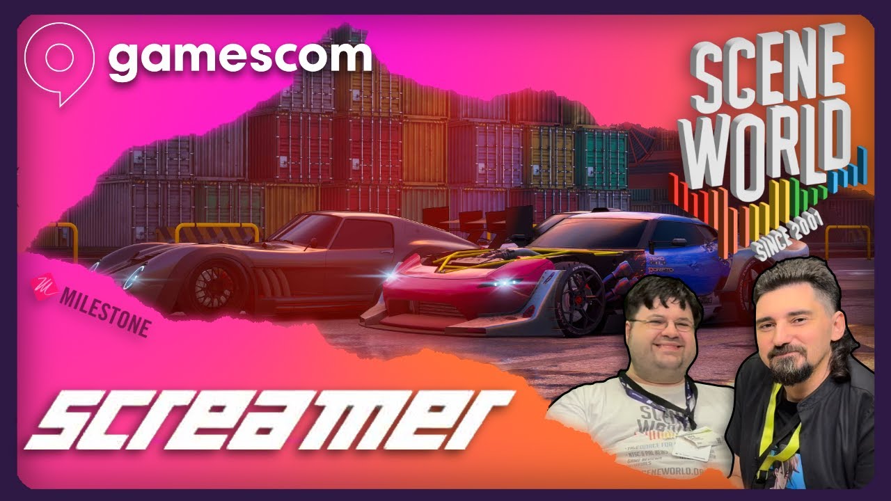 Scene World @ Gamescom 2025:Interviewing Andrea -Baz- Basilio about Screamer (Bleifuß in DE)+Trailer