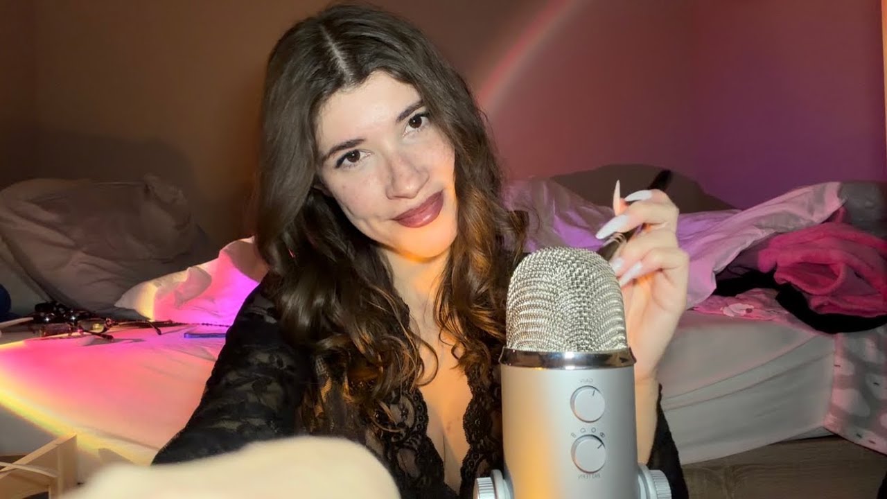ASMR HAND MOVEMENTS, FACE TOUCHING 