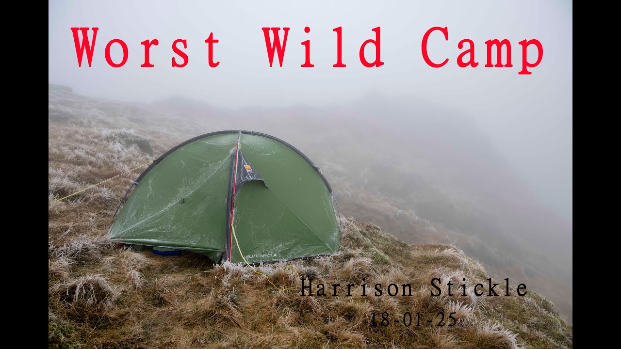 No views on this wild camp - Harrison Stickle - 18-01-25