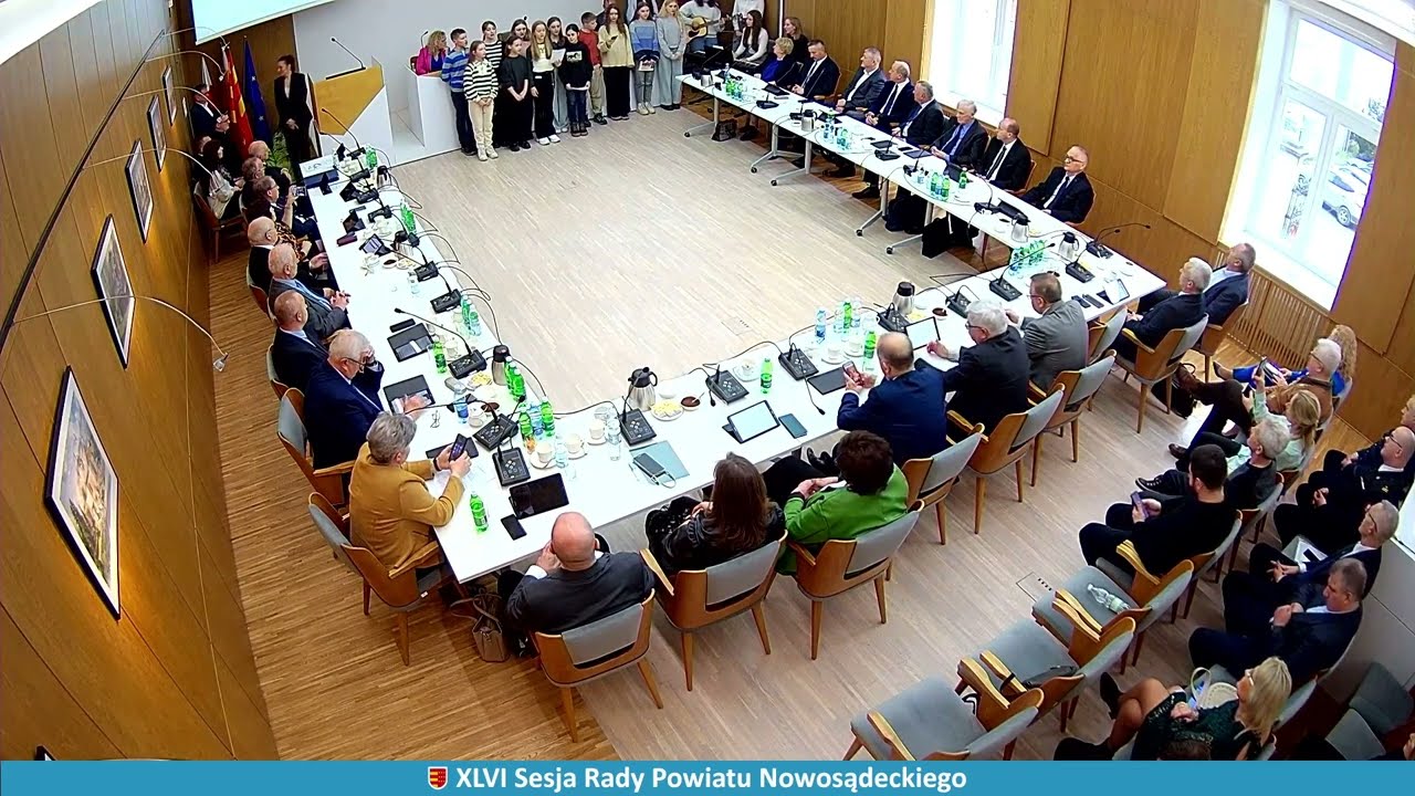 XLVI Sesja Rady Powiatu Nowosądeckiego VI kadencji, Nowy Sącz, 1 marca 2024 r.