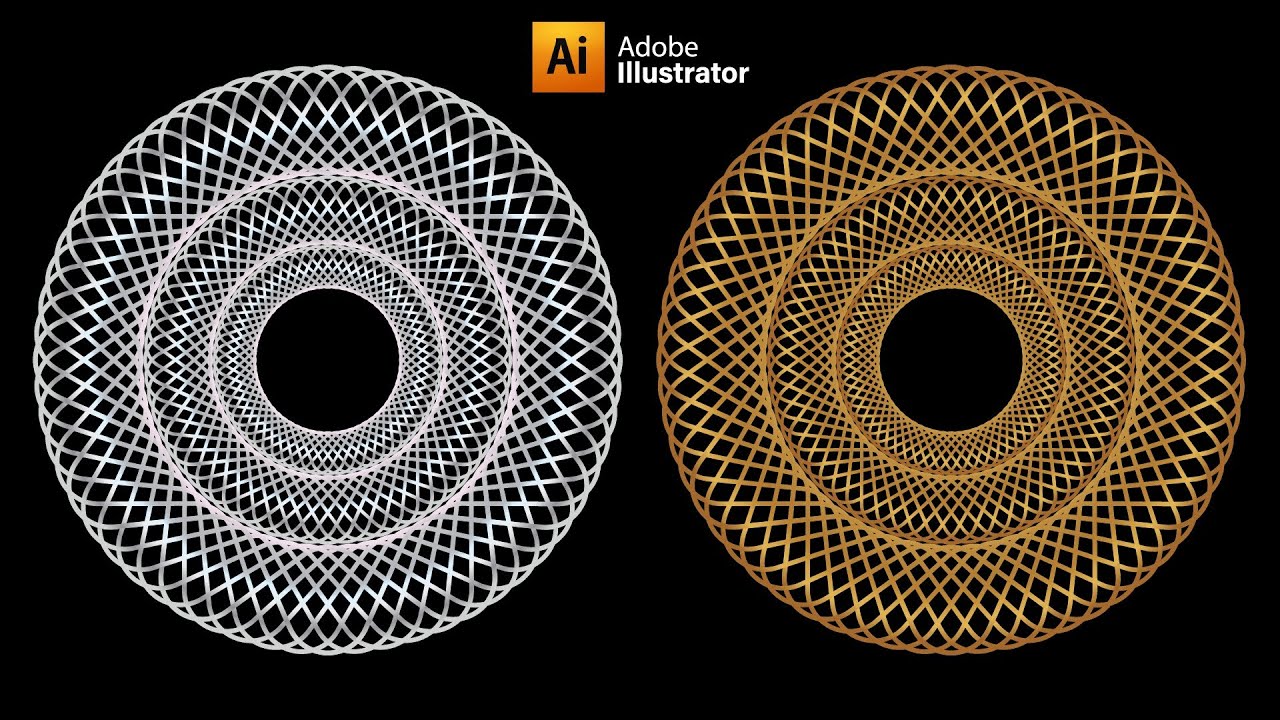 How To Make Geometric Circle Design | Adobe Illustrator CC Tutorial