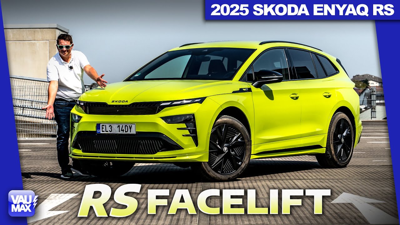 Škoda Enyaq RS Facelift (2025) | Mehr Schärfe, Technik & Fahrdynamik im Test