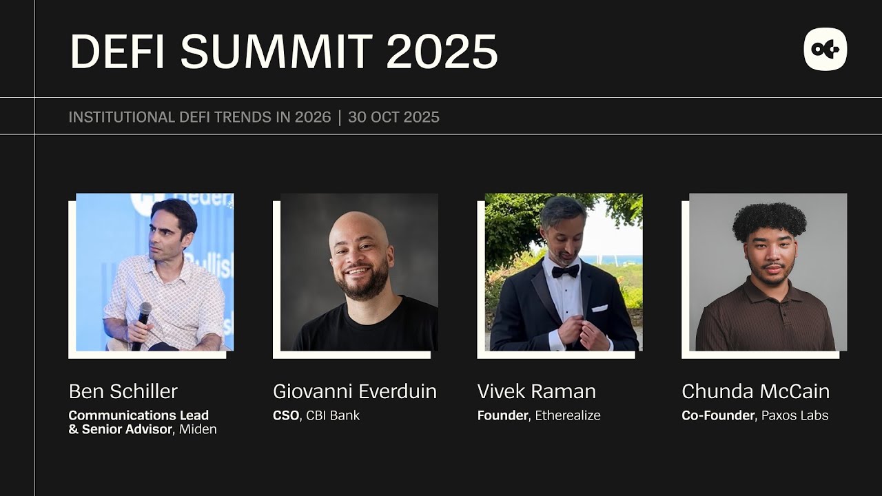 Institutional DeFi Trends in 2026 | Octant DeFi Summit 2025