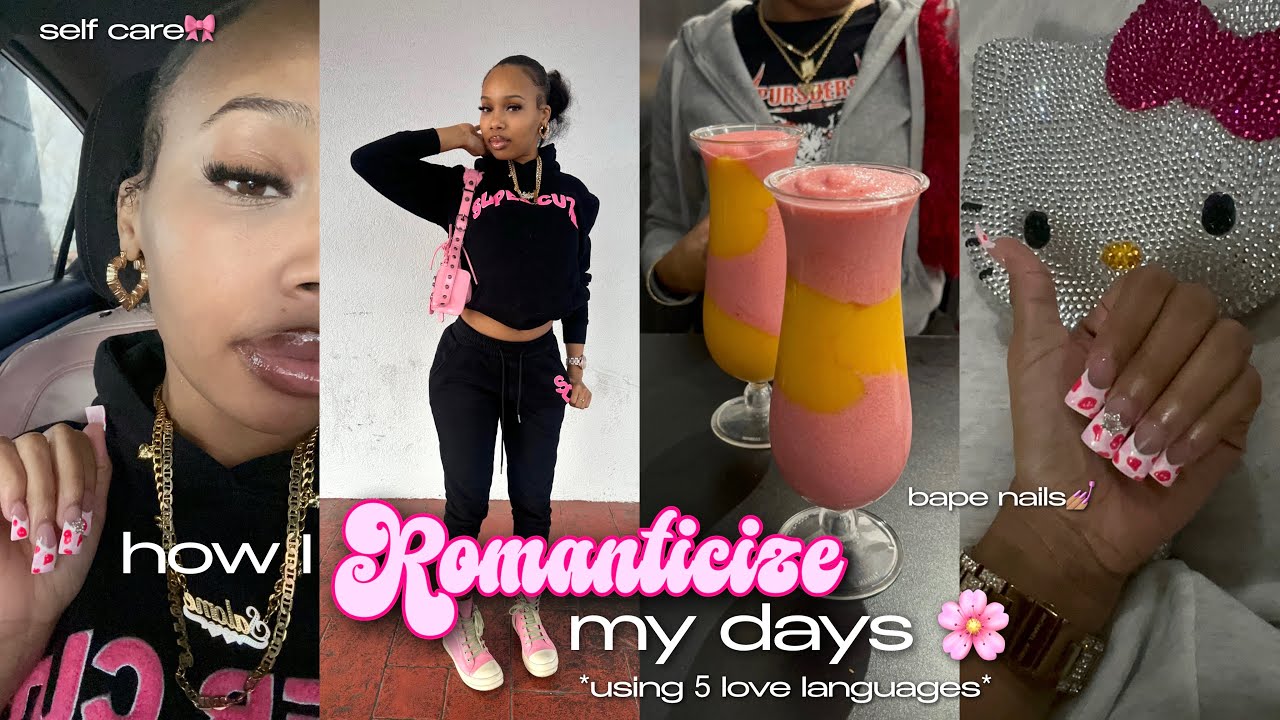 Romanticizing My Days + SELF CARE + MAINTENANCE + BAPE NAILS + BRUNCH + ALONE TIME + MUCH MORE 🎀