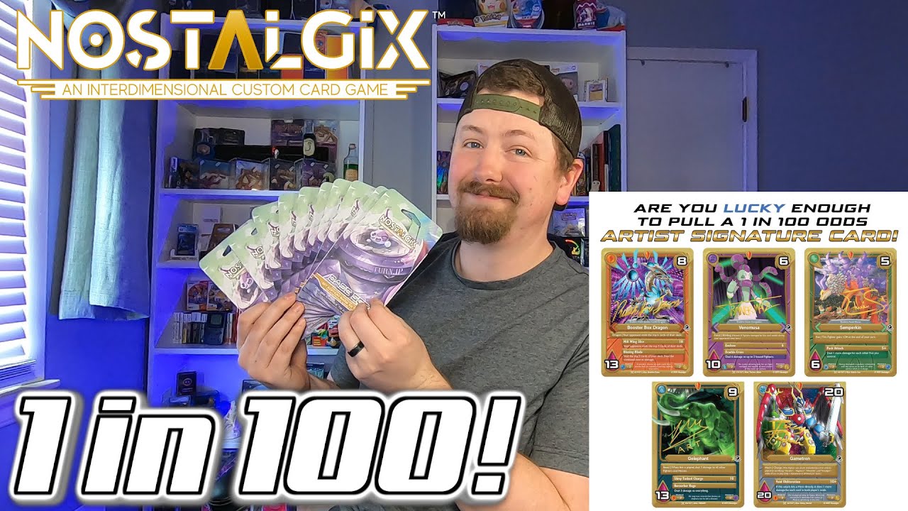 1 In 100 Odds For These Cards! | Nostalgix TCG Blister Packs