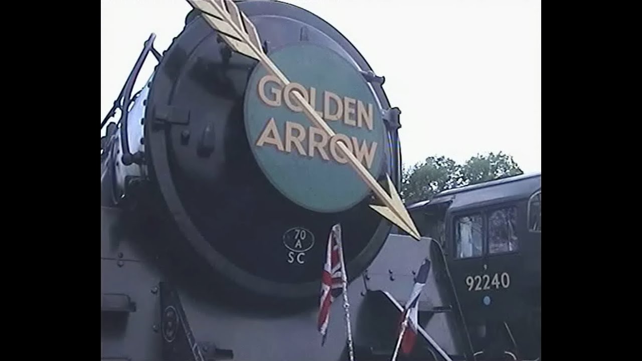 Bluebell Railway The Golden Arrow steam train