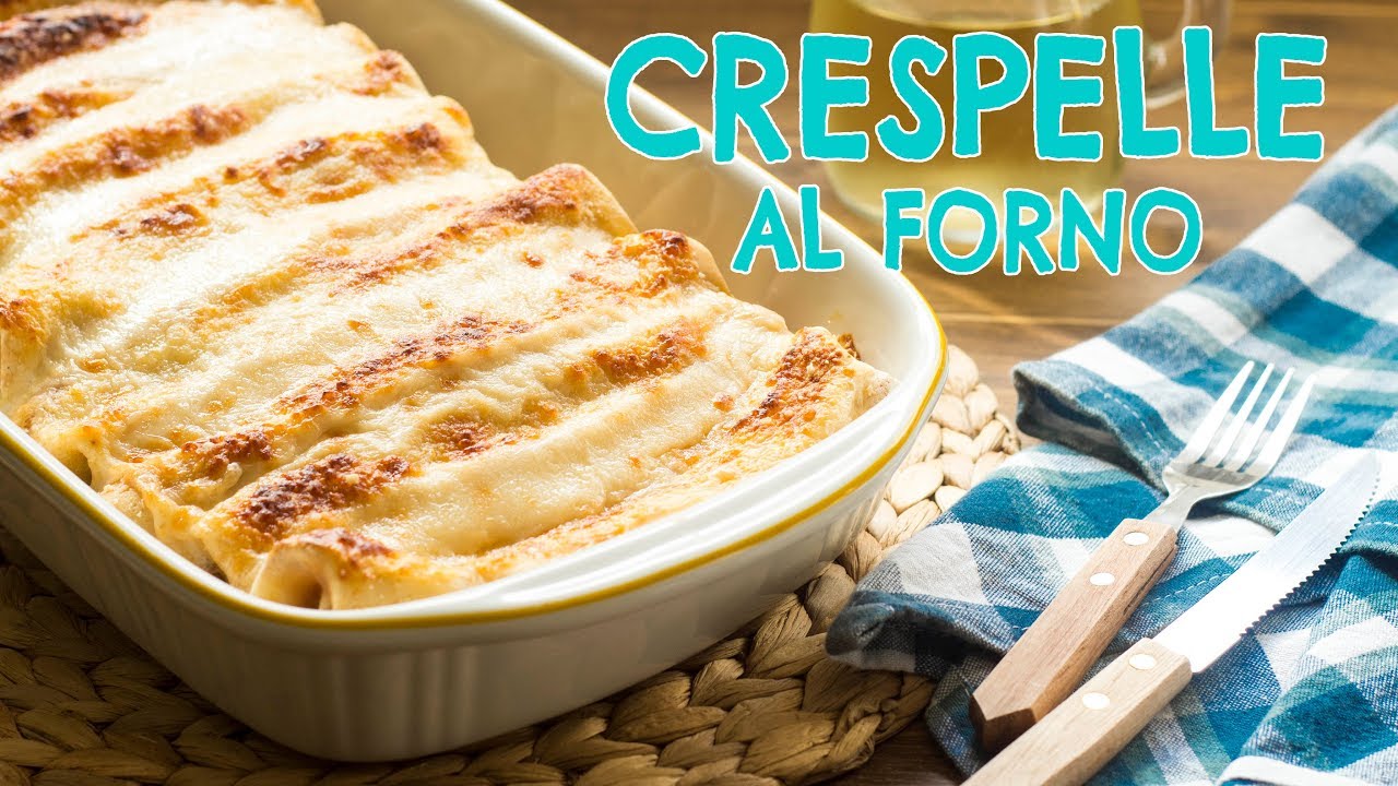 Crespelle al Forno Ripiene con Prosciutto e Formaggio | Ricetta Facile e Veloce | 55Winston55