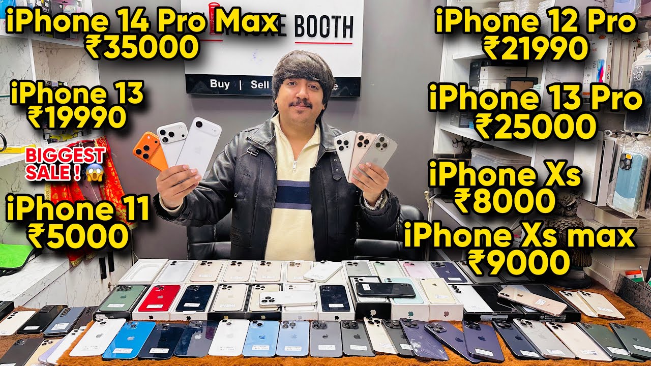 Biggest iPhone Sale Ever 🔥 I Cheapest iPhone Market | Second Hand Mobile | iPhone16 Pro iPhone 17