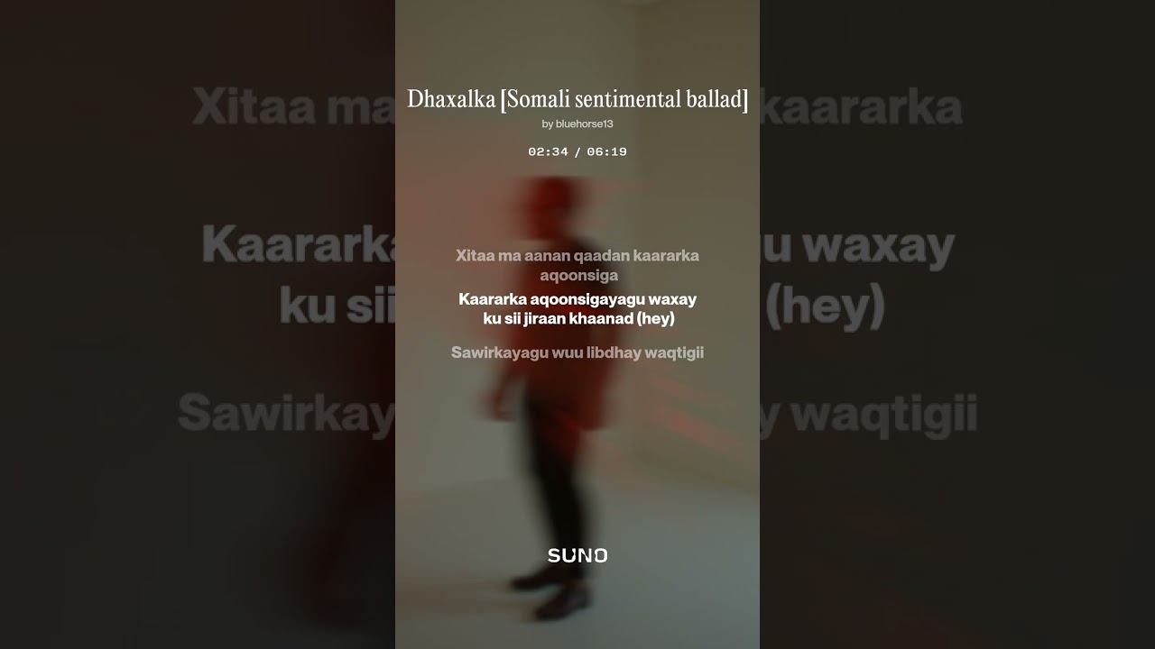 Dhaxalka Somali sentimental ballad