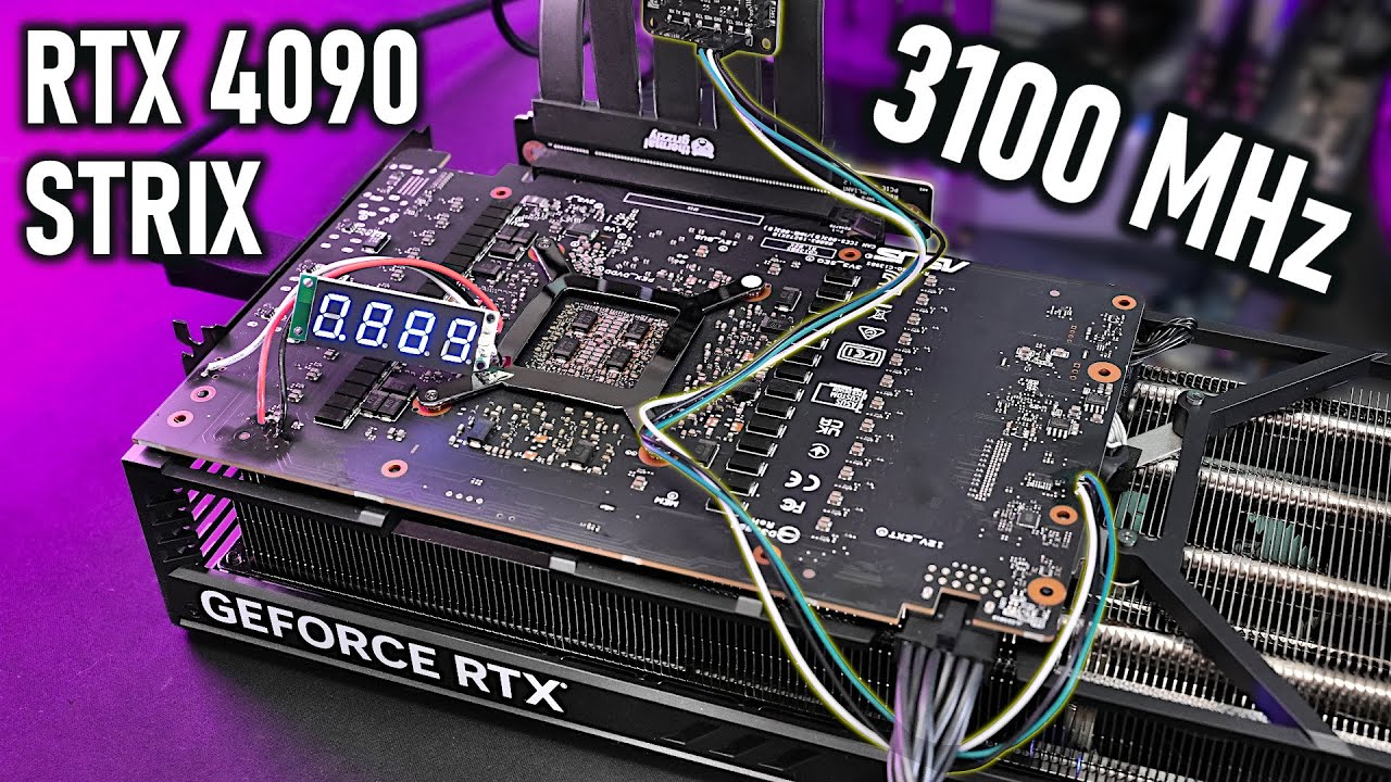 Volt-Modding the RTX 4090 STRIX causes insane Power Increase