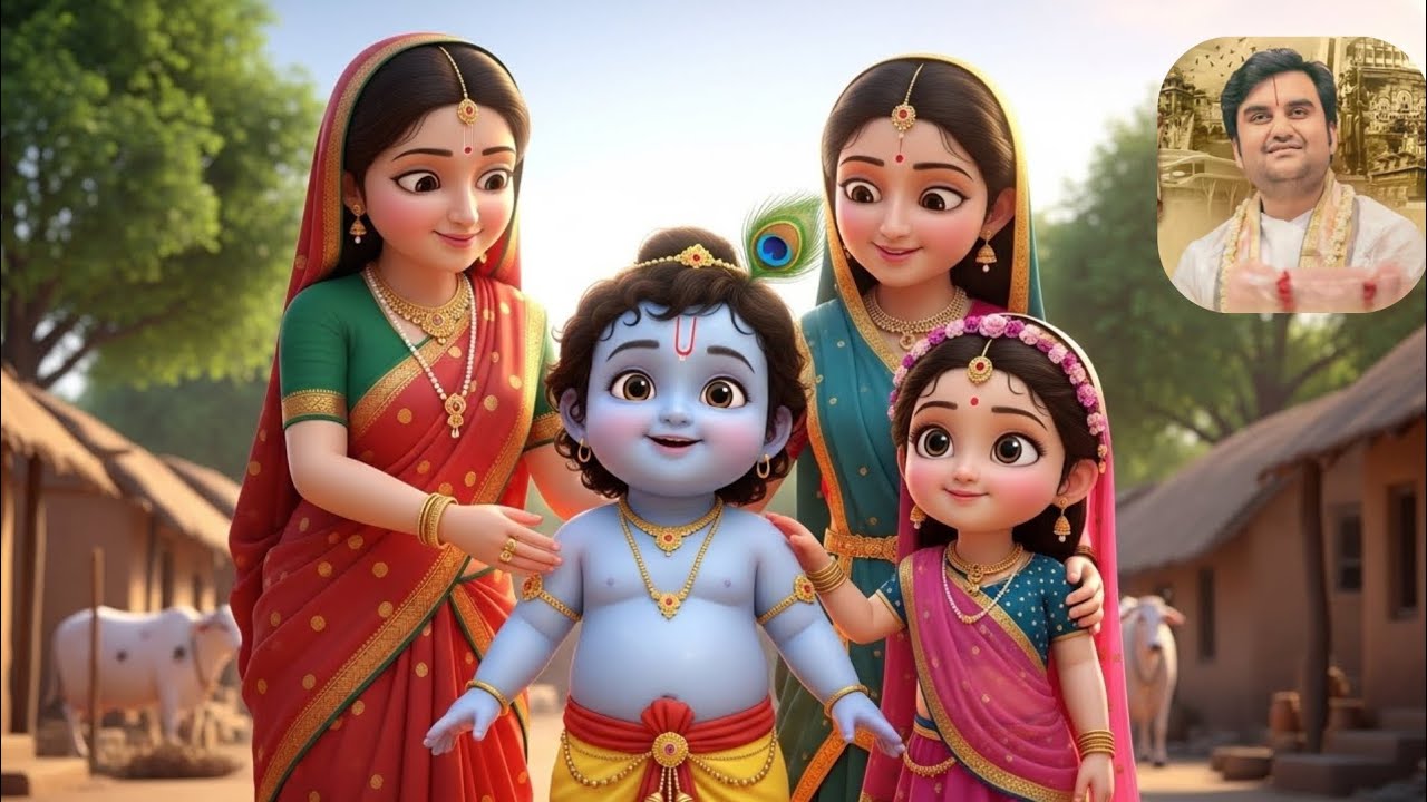 कमर बंध बंधा लाला... फिर भी मन हर गोपी का चुरा ले गया 🙏🤭 #indreshupadhyayji 