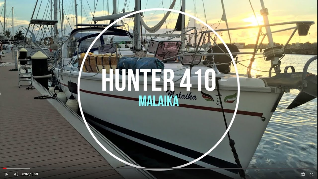 SOLD: Walkthrough of a Hunter 410 - fully blue water prepared and for sale in Tahiti