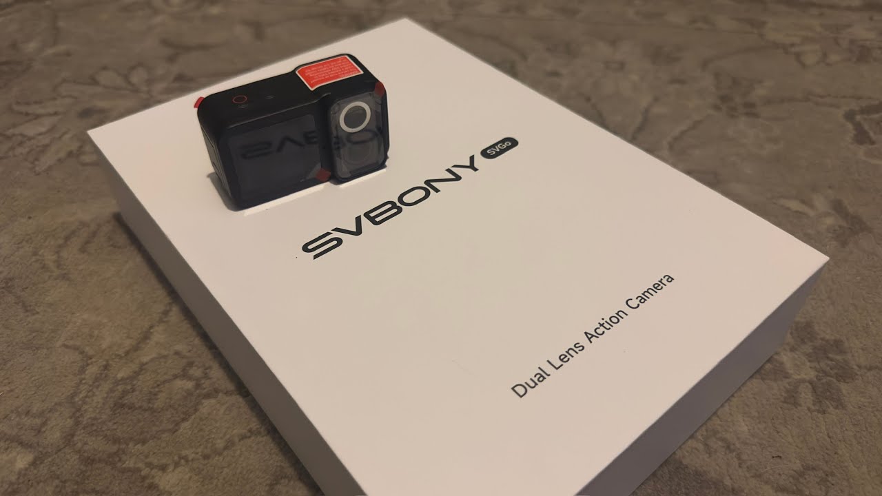SVBony SVGo Dual lens action camera unboxing