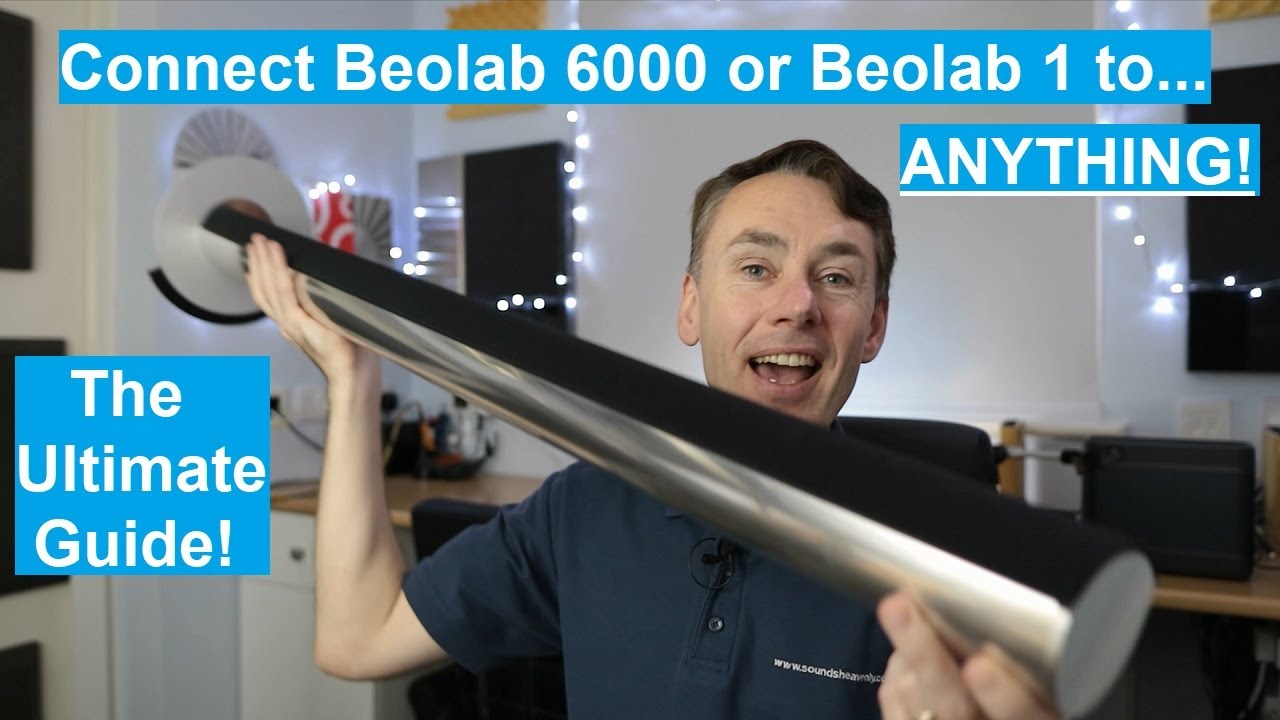 Bang & Olufsen Beolab 6000 and Beolab 1 speakers - How to connect them to absolutely ANYTHING! [4K]