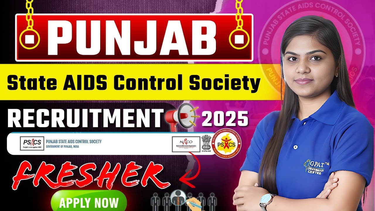 Punjab State AIDS Control Society Pharmacist Recruitment 2025 | Apply Now | PSACS Vacancy Details