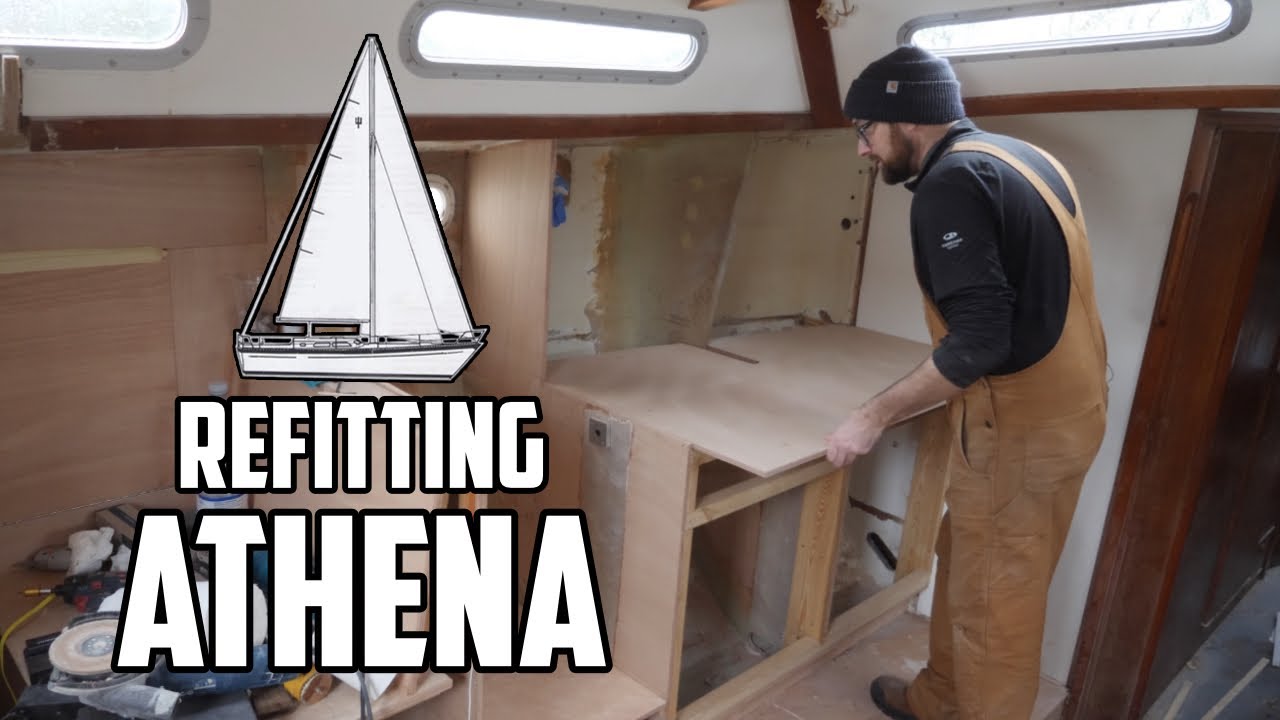 Sail Life - Athena's new galley - DIY sailboat project