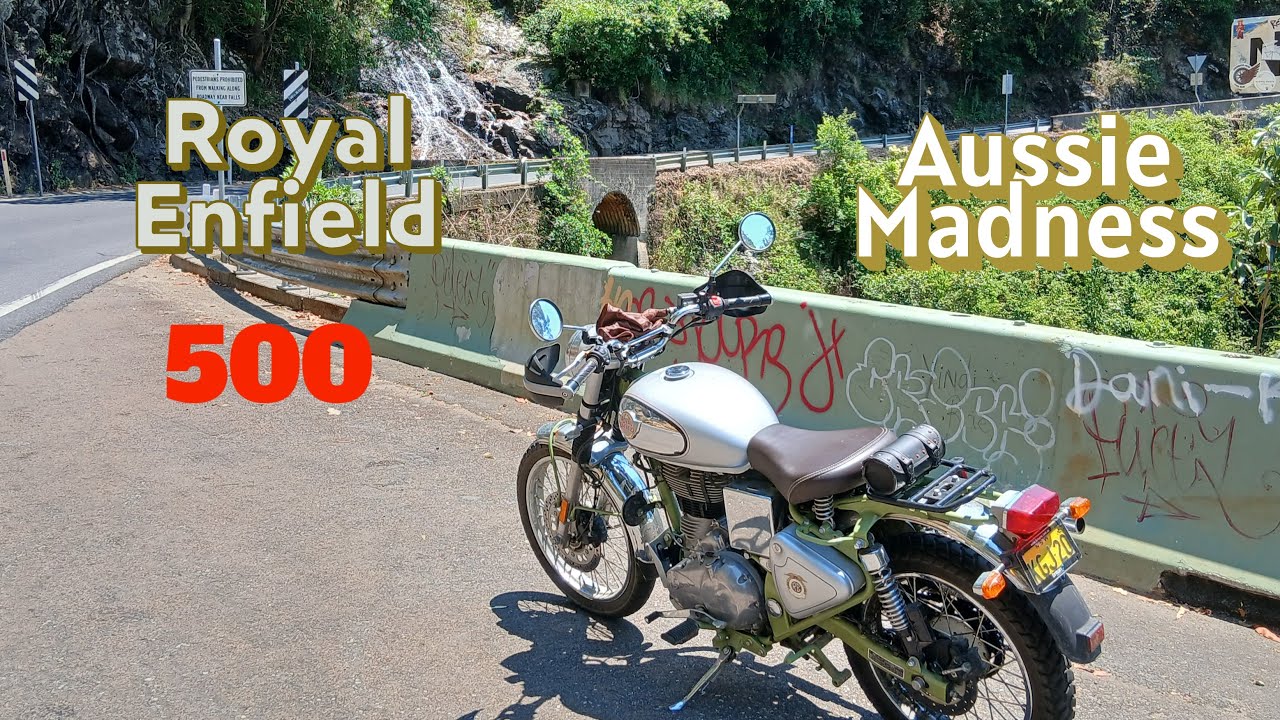 Royal Enfield Going down Dorrigo Mountain #royalenfield