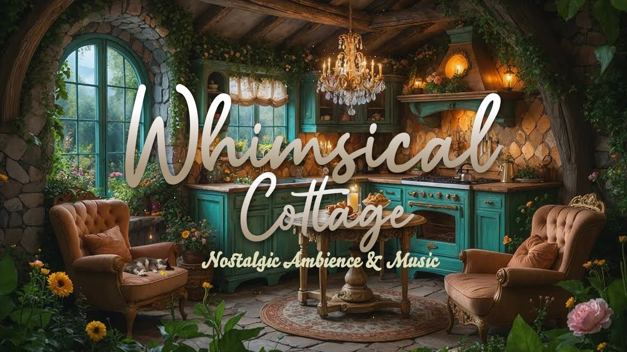Cozy Cottage Ambience | Lofi, Ambient Music, Clock Ticking & Room Sounds for Relaxing Focus