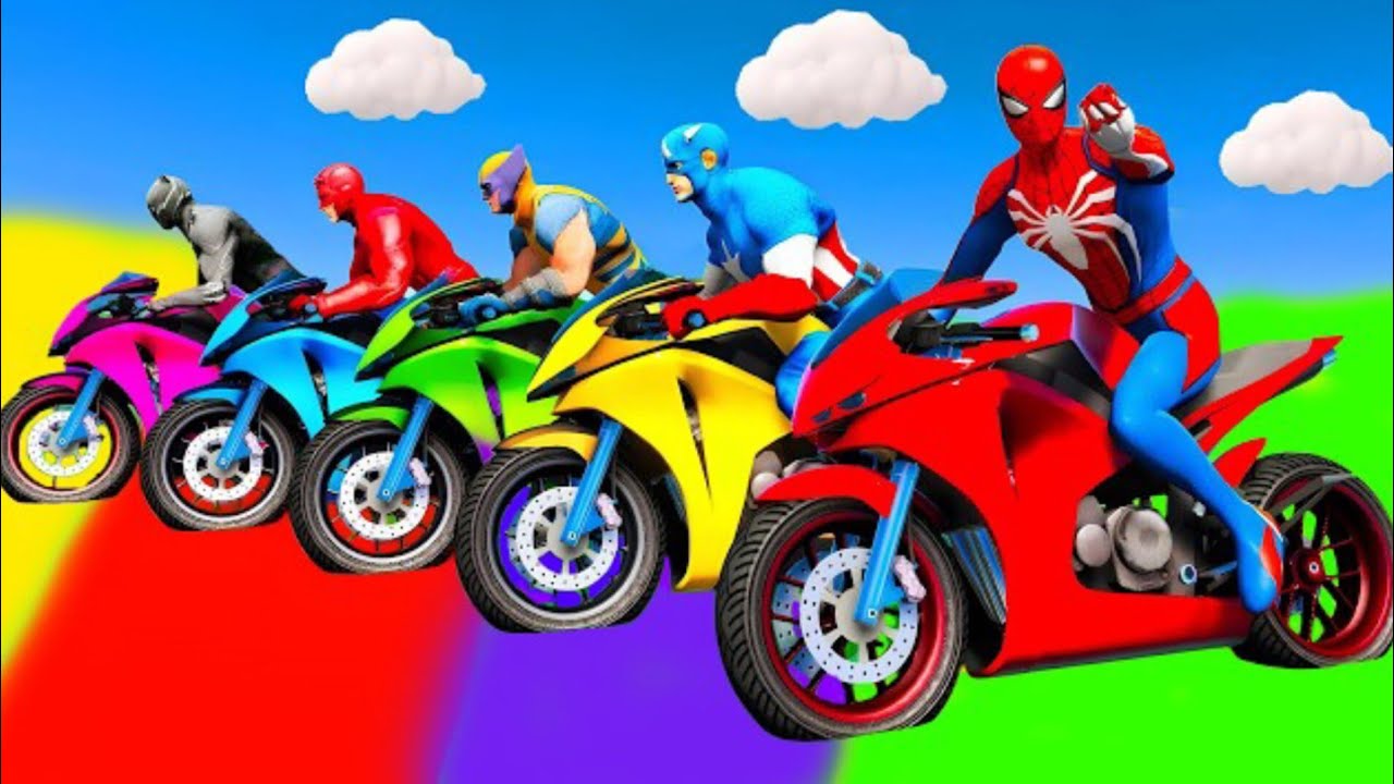 Spider-Man الرجل العنكبوت انقاذ باتمانRescue batman vs iron man vs venom funny Game GTA 5 superhero