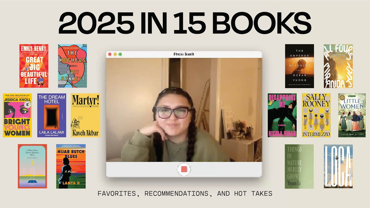2025 in 15 books | hot takes, recommendations, and favorite reads