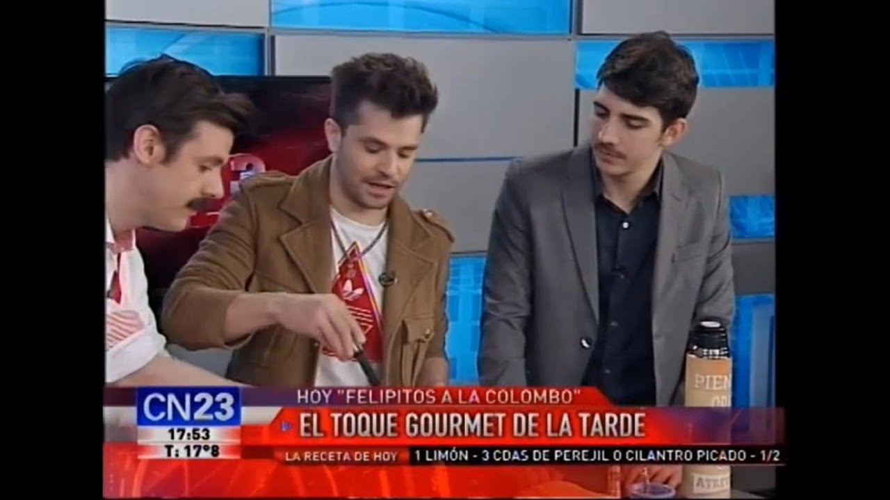 Felipe Colombo hace tacos mexicanos y guacamole en Toque Gourmet con Agustin Oberto