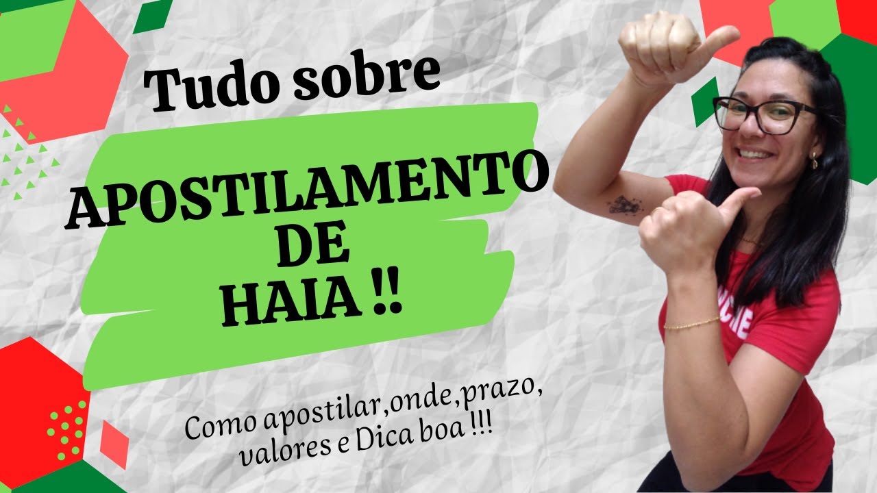 A melhor forma de fazer apostilamento de Haia, saiba prazos, valores e muito mais...