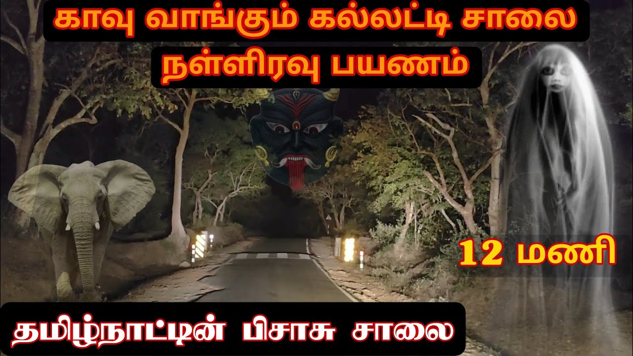காவு வாங்கும் கல்லட்டி சாலை|நள்ளிரவு 12 மணி பயணம்|Midnight Drive through most dangerous ghat road