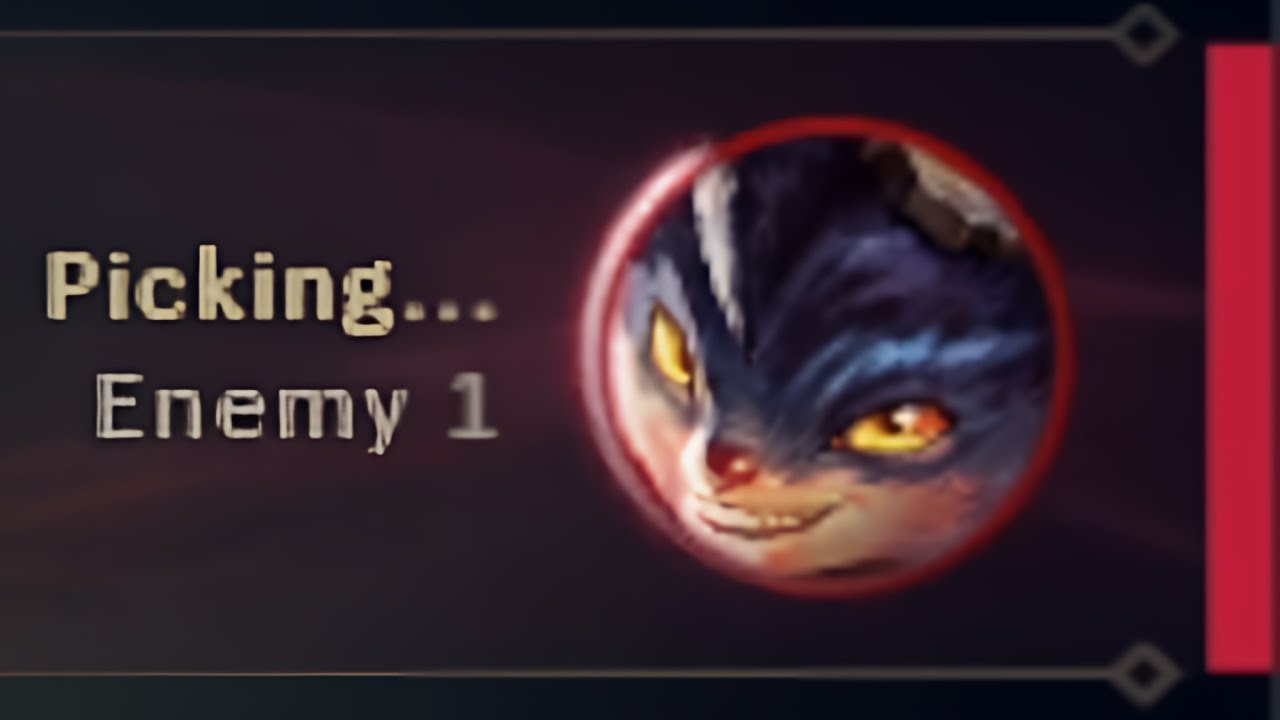 WHEN ENEMY BLIND PICKS H TIER CHAMP