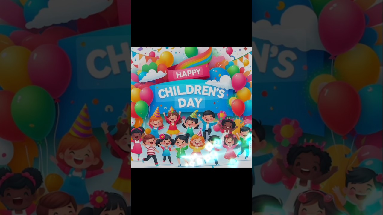 Happy Children's Day 2024 #shorts #youtubeshorts #children #childrendaystatus #aaganwadikebacche