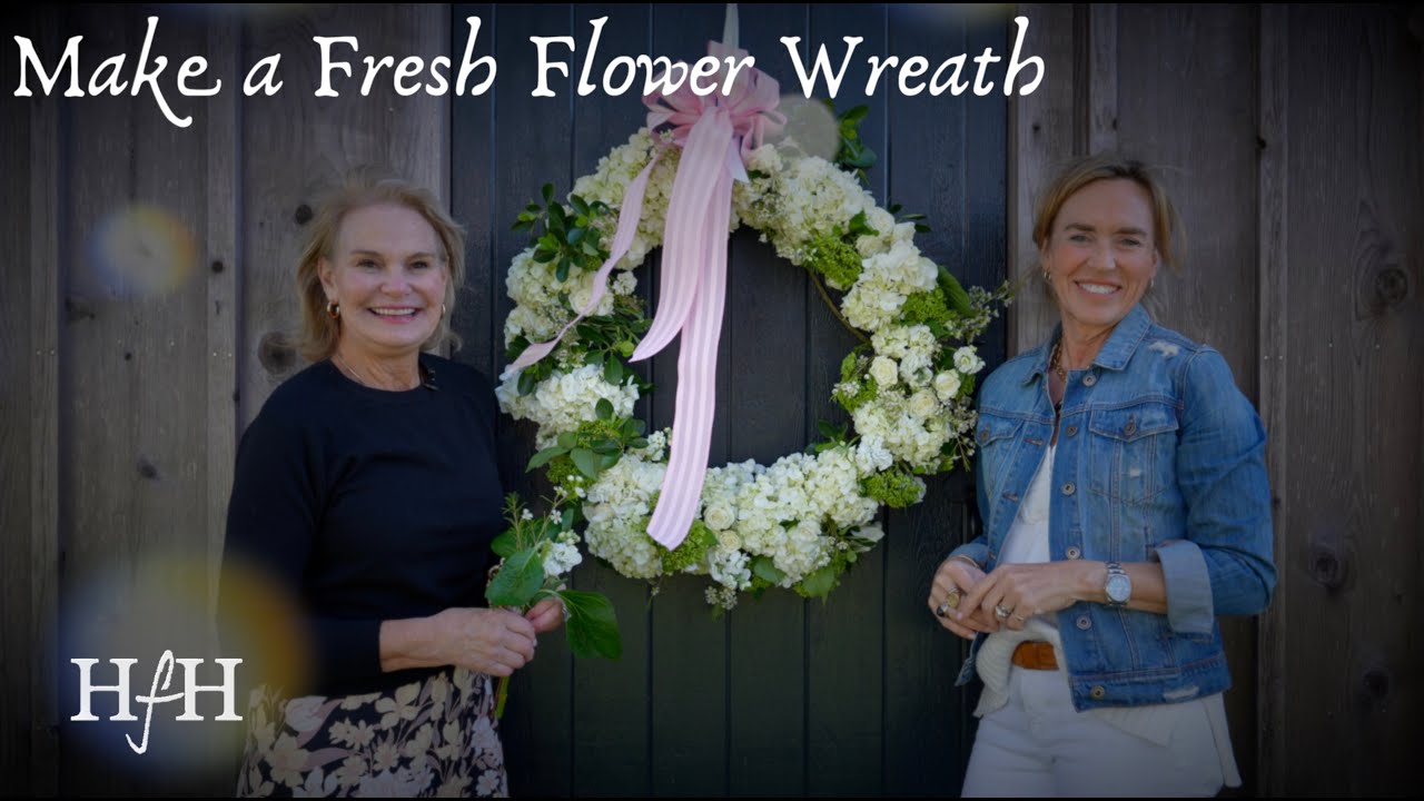 Make a Fresh Flower Wreath | DIY Spring Decor