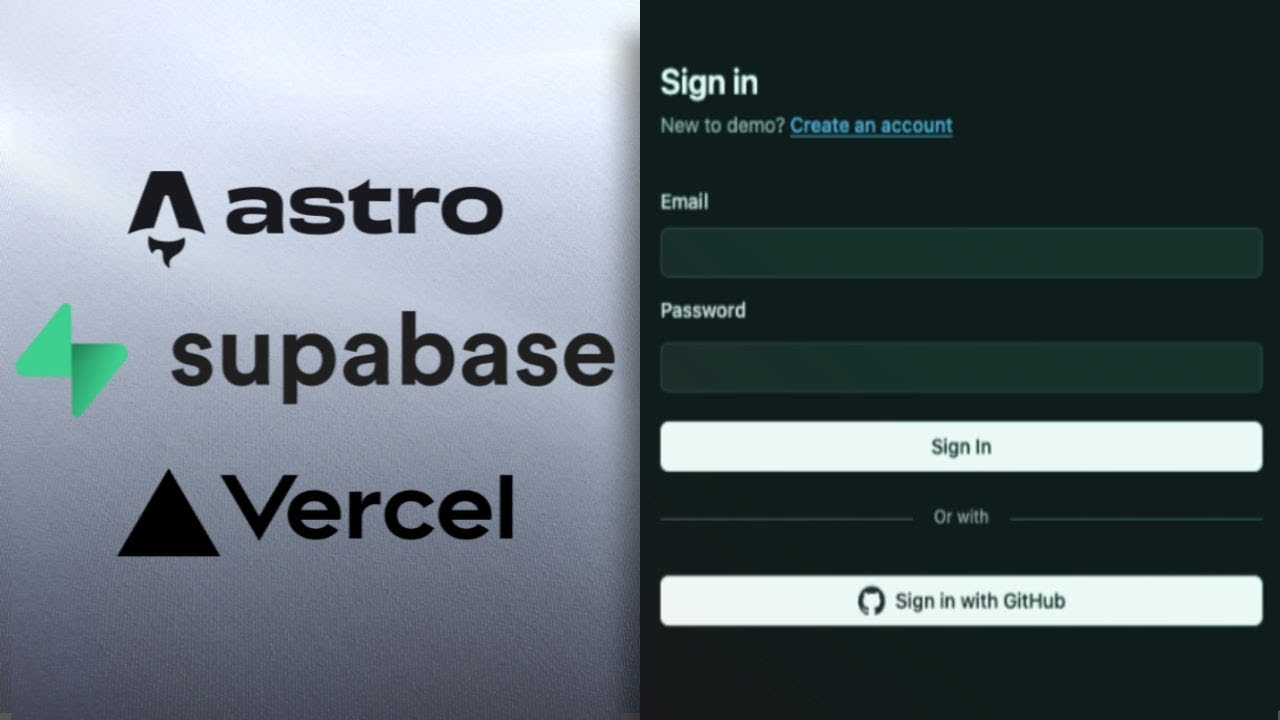User Login with Astro! (Authentication Using Supabase and Vercel)