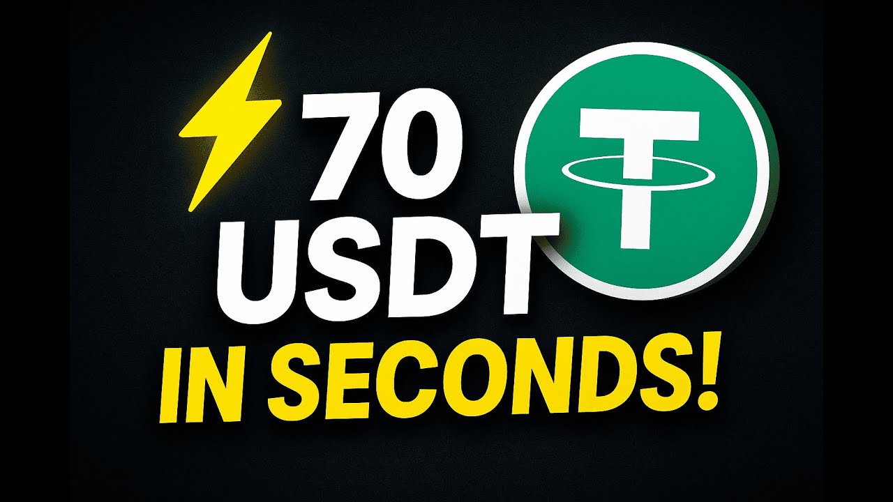 ⚡ Instantly Move 70 USDT via TRC20 | TRX Wallet Transfer 2025