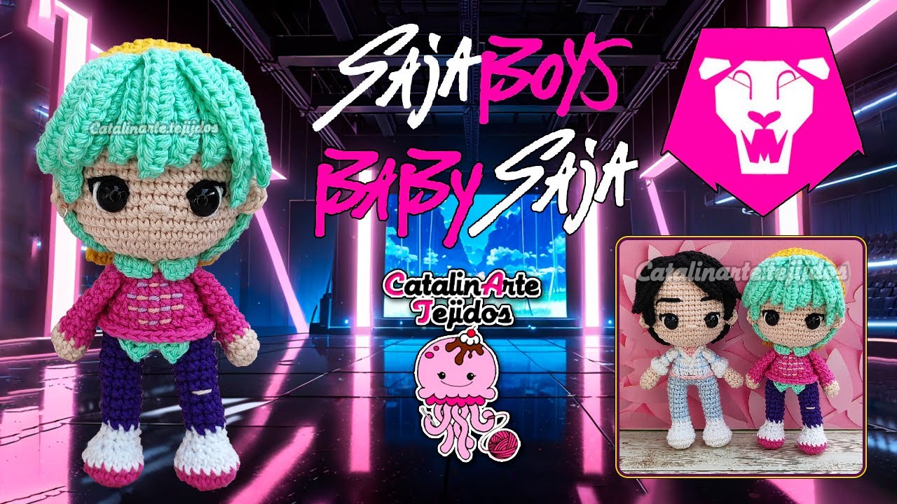 Baby Saja (Saja Boys) Kpop Demon Hunters Amigurumi | CatalinArte Tejidos