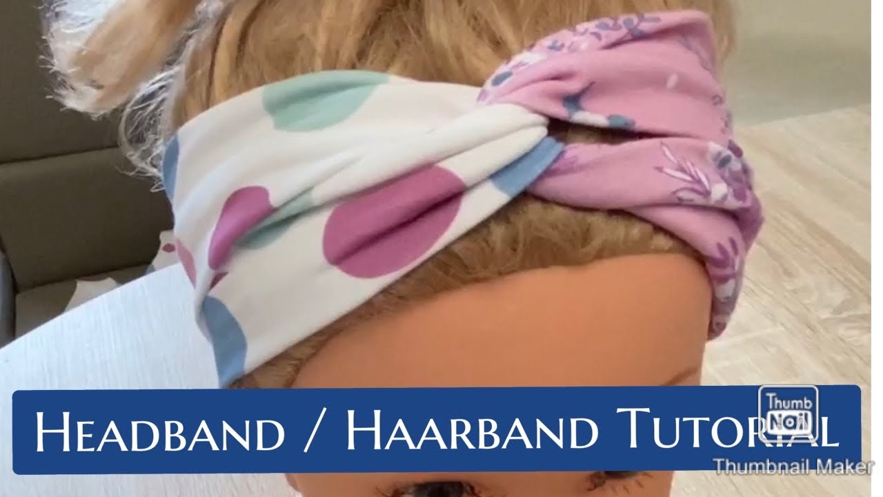 Twist Headband DIY / Headband Tutorial/ How to make Headband/ Haarband nähen