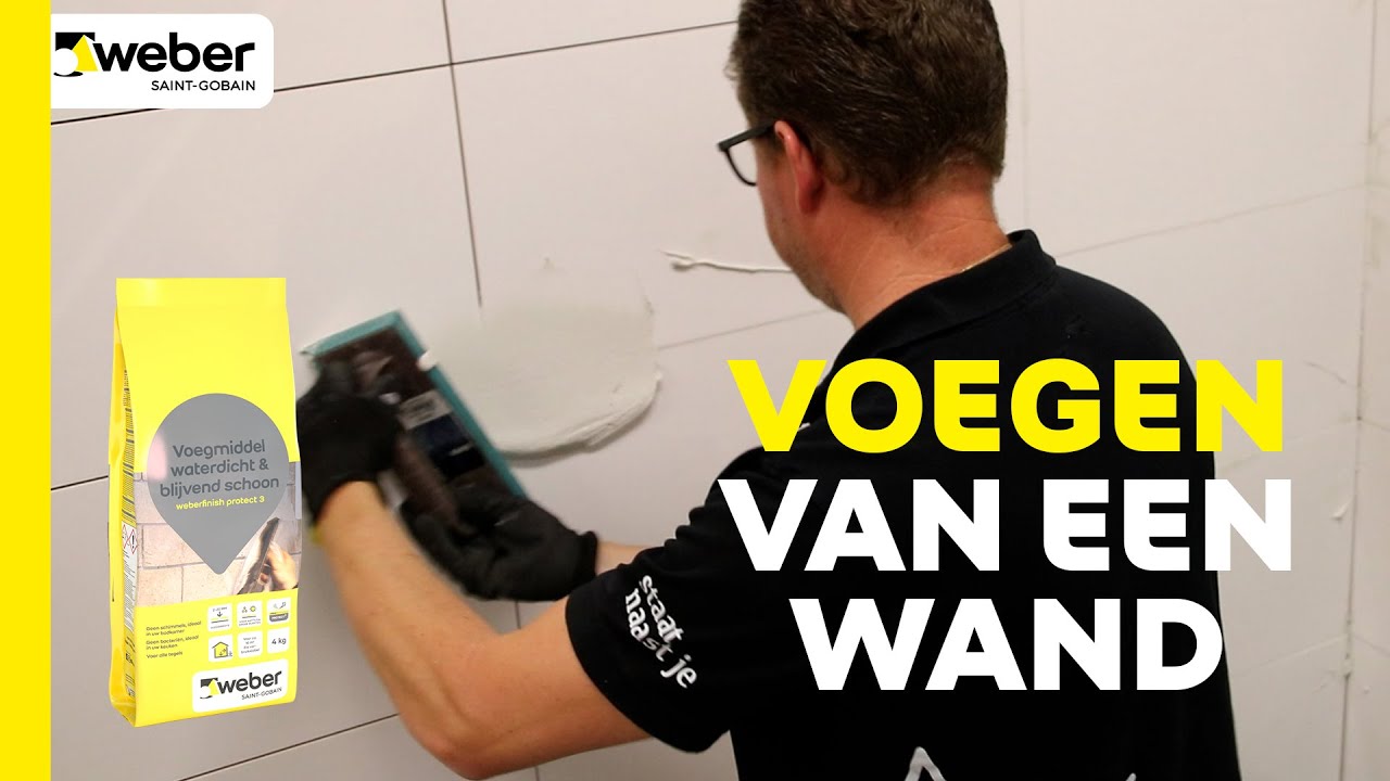 Voegen van een wand | Zo voeg je tegels | Weber