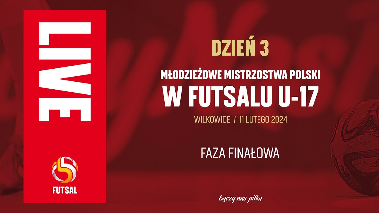 Młodzieżowe Mistrzostwa Polski w futsalu w kategorii U17 2024 R.  -  DZIEŃ TRZECI, faza pucharowa