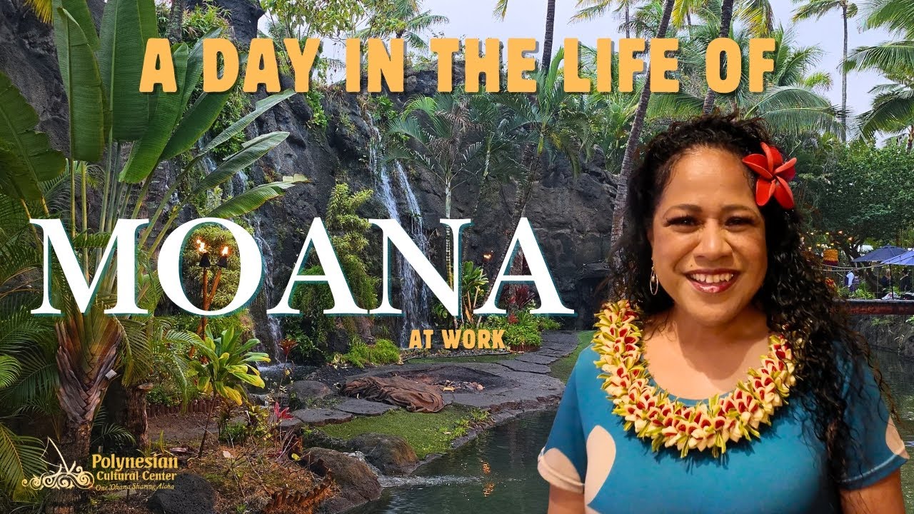 A Day in the Life of Moana | Luau MC Host at the Polynesian Cultural Center