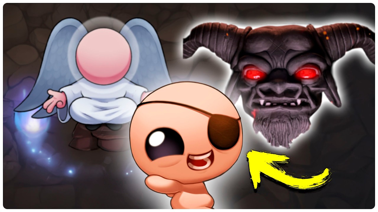 BUILD DE ANJO CONTRA MEGA SATAN | The Binding of Isaac: Repentance+
