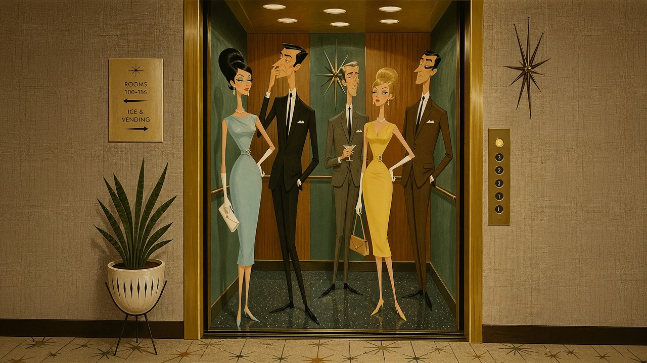 1960'S ATOMIC LOUNGE JAZZ | ELEVATOR MUSIC