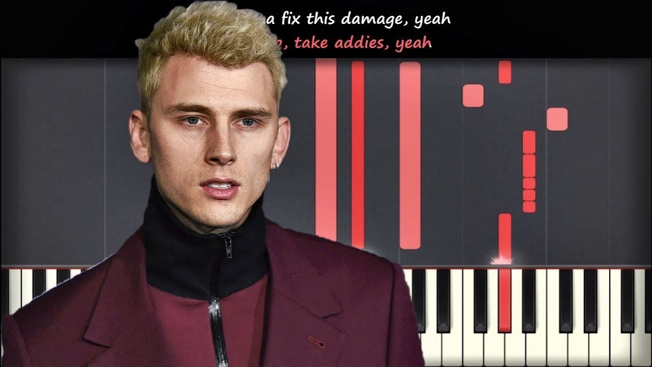 Machine Gun Kelly – Candy feat  Trippie Redd | Piano Cover | Karaoke Instrumental