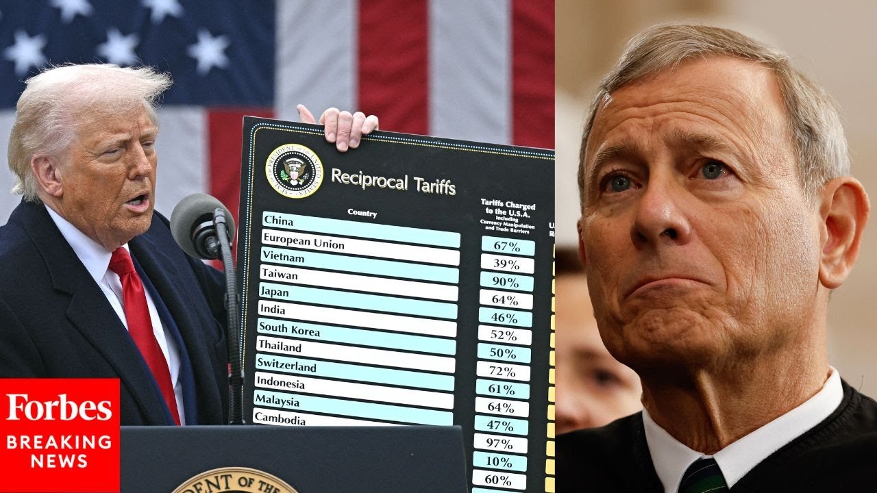 'Who Pays The Tariffs?': Chief Justice John Roberts Mercilessly Grills Trump DOJ Lawyer Over Tariffs