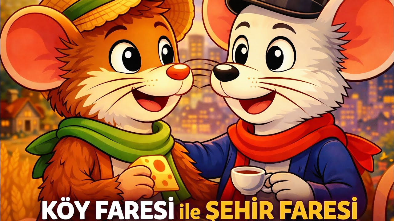 Köy Faresi İle Şehir Faresi - Eğitici Masallar