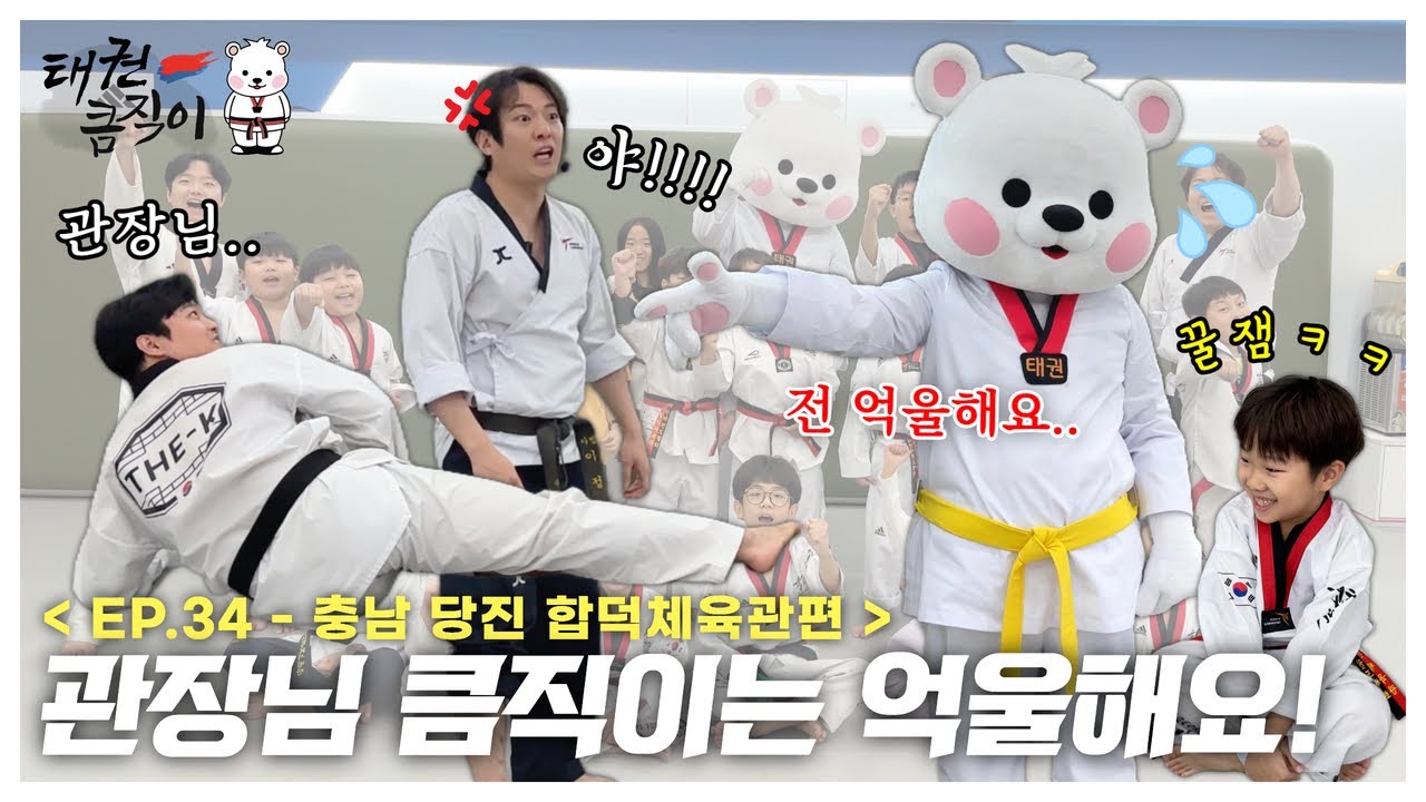 관장님 큼직이는 억울해요!🐻&zwj;❄ [EP.34 - 충남 당진 합덕체육관편] taekwondo president keumjeegi