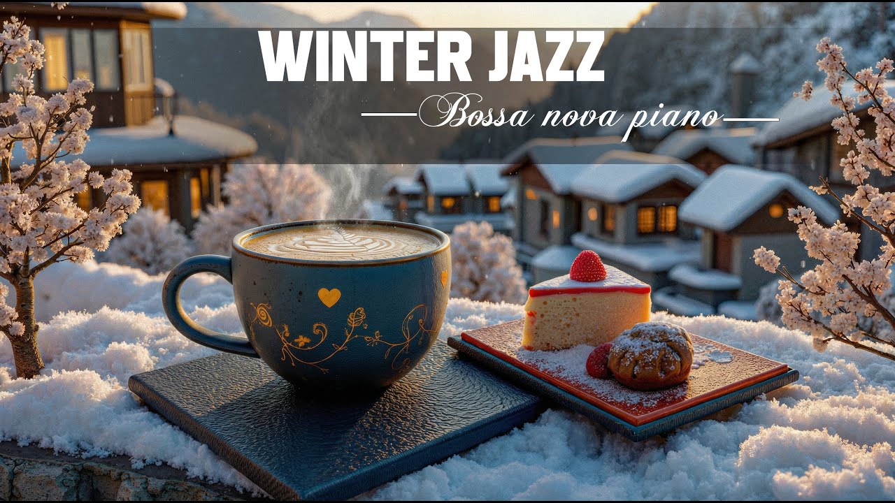 Happy February Jazz ❄️ Winter Coffee Jazz Ambience & Soothing Bossa Nova for Happy Morning Times