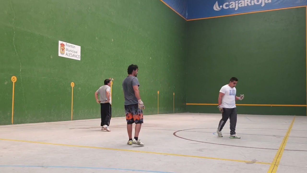 pelota mano franki y Francisco contra codi y yon