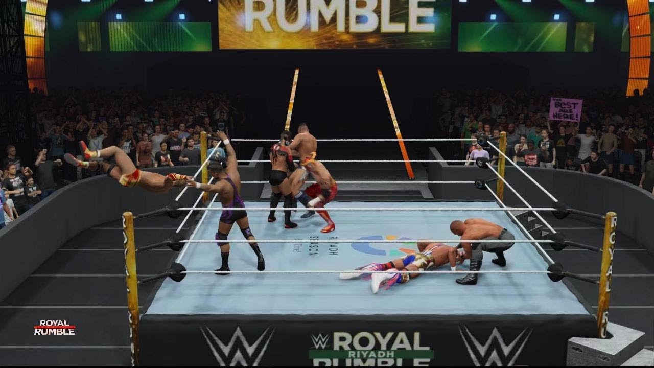 WWE 2K25 royal rumble